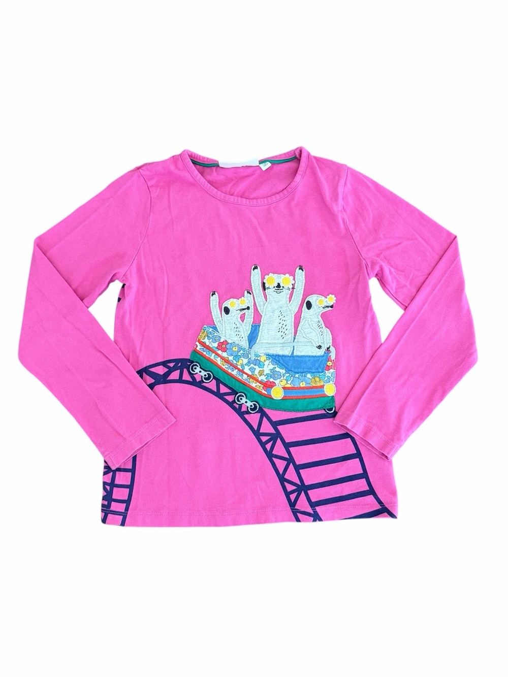 Mini Boden (7|8y) Roller Coaster Appliqué Tee